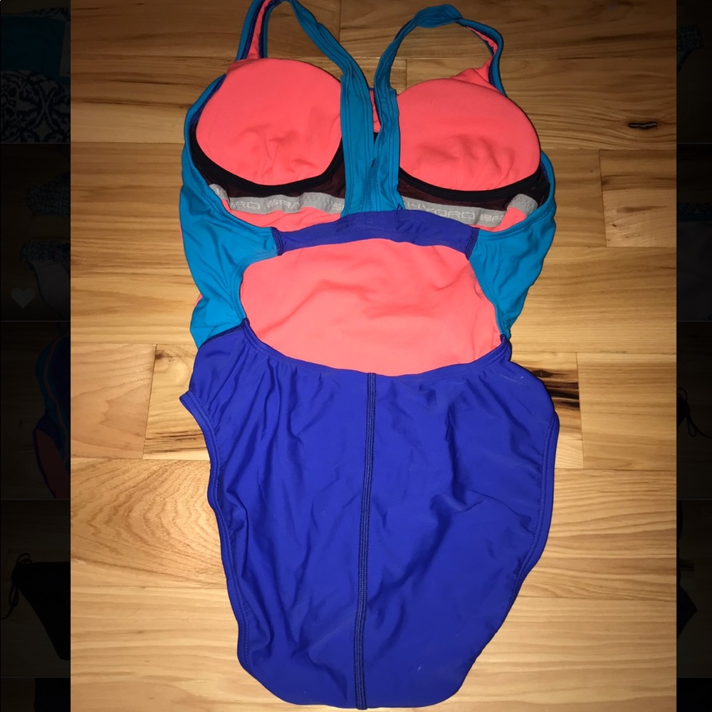 Colorful Speedo One-Piece - Picture 2 of 3